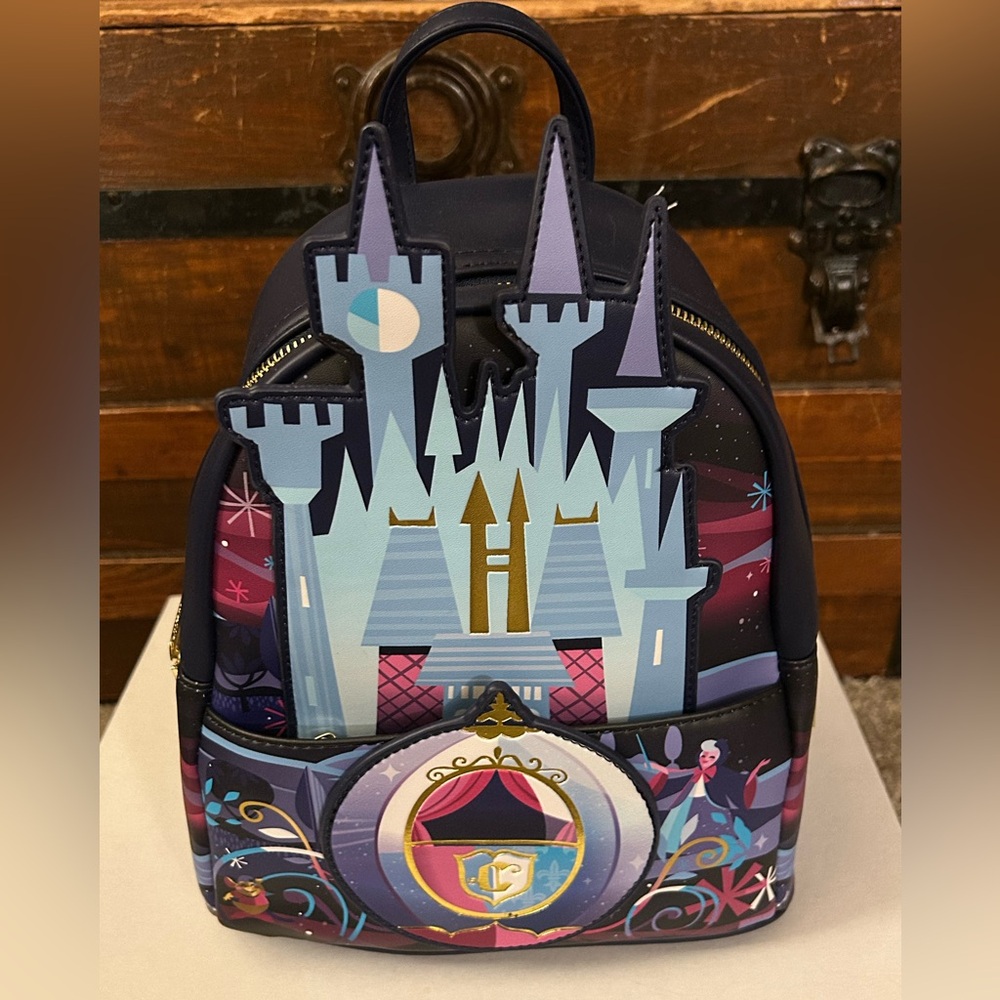 Loungefly Disney Cinderella Princess Castle Series Mini Backpack - NWT